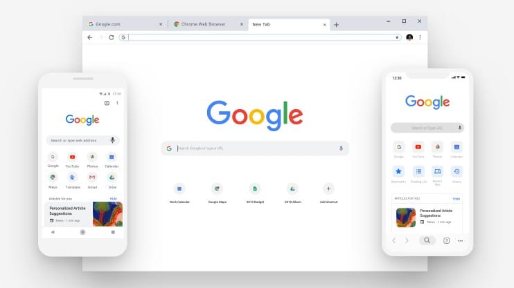 Google анонсировала новый дизайн браузера Google Chrome